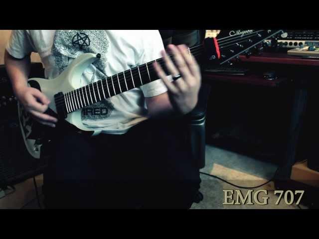 Keith Merrow- EMG 707/EMTY Blackout 7 Comparison (High Gain Metal- Bridge)