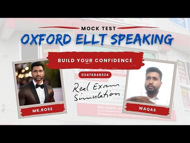 How to Score 7+ Bands in Oxford ELLT Speaking Test |  ELLT Speaking Mock Test #ellt #oxford #ellt