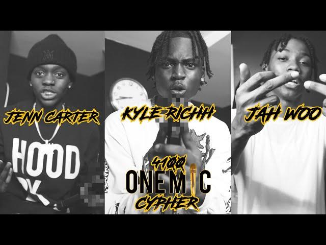 4100 ONE MIC CYPHER (KYLE RICHH , JENN CARTER , JAH WOO)