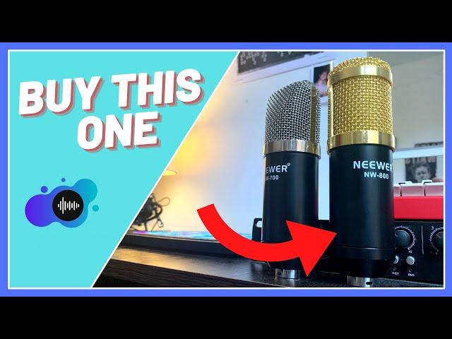 Neewer NW-700 vs NW-800 - Why Cheap/Budget Microphones are The Best Thing Ever