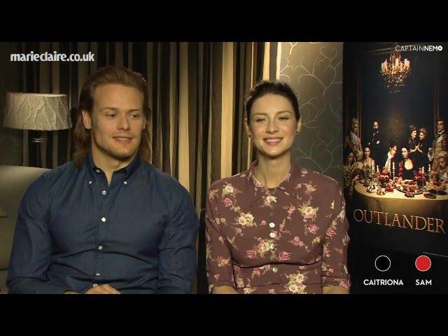 'Onscreen Mr and Mrs' with Outlander stars at Marie Claire [RUS SUB]