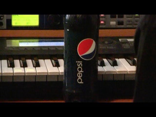 Malek Makes Beats with Pepsi Bottle