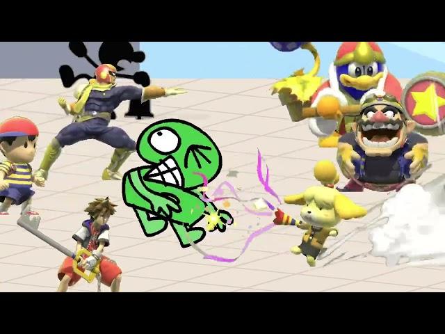 Two Gets Beaten Up By Smash Bros Characters (The Power of Smash)