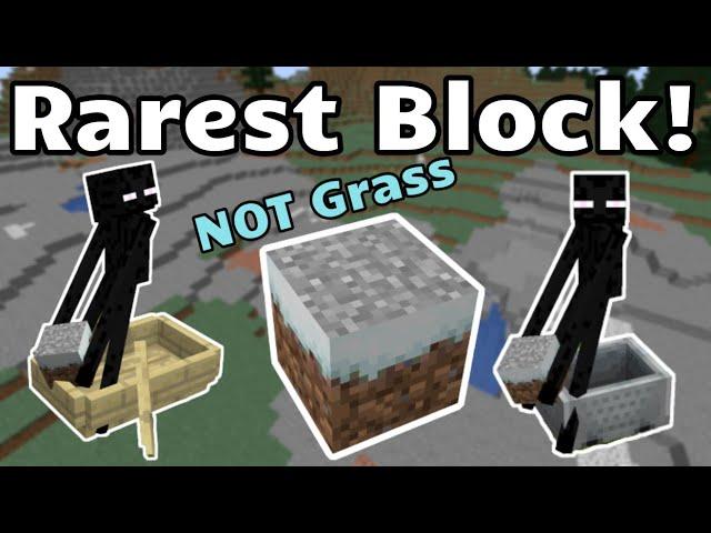 Rarest Block in Minecraft (Minecraft Java)