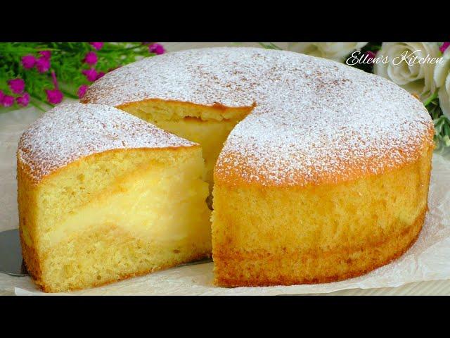 The best lemon cake in 5 minutes! Simple and very tasty!