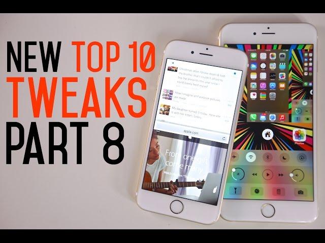 All NEW Top 10 iOS 8 Cydia Tweaks Part 8 - 8.1.2 Taig & Pangu Jailbreak Compatible