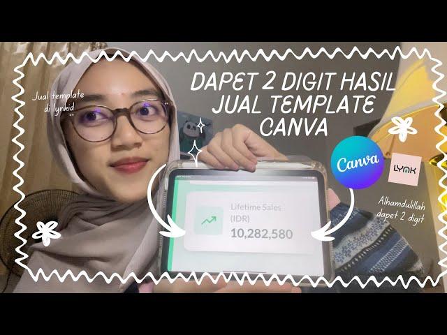 Cara jual template canva untuk mendapatkan passive income dari LYNK