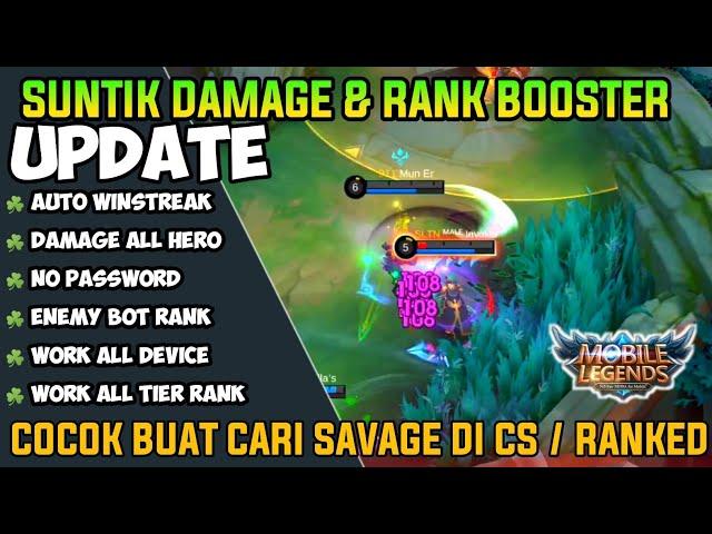 UPDATE SCRIPT DAMAGE ALL HERO DAN RANK BOOSTER MOBILE LEGENDS