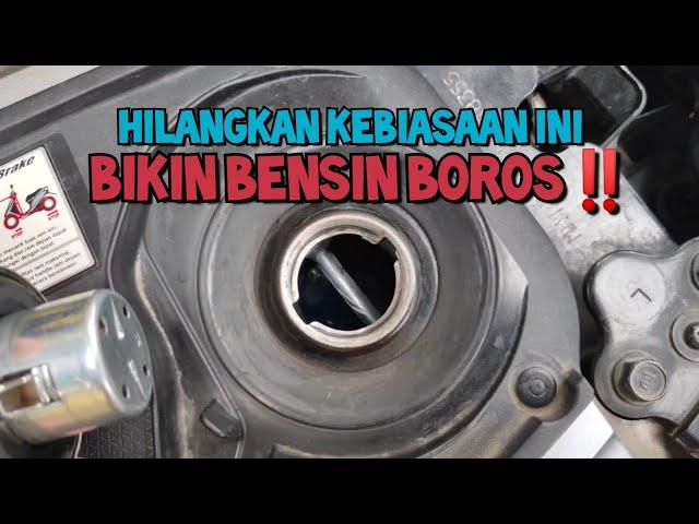 PENYEBAB MOTOR BOROS BAHAN BAKAR BENSIN‼️