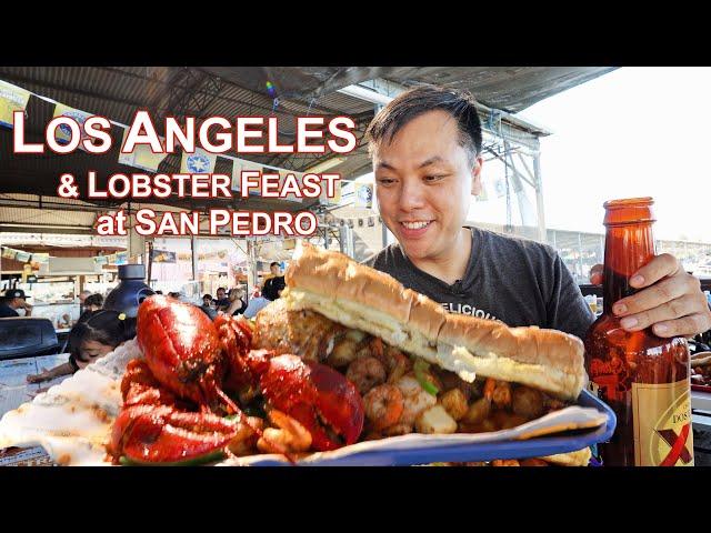 LA's Iconic Eateries @ Langer's & Massive Seafood & Lobster Feast in San Pedro