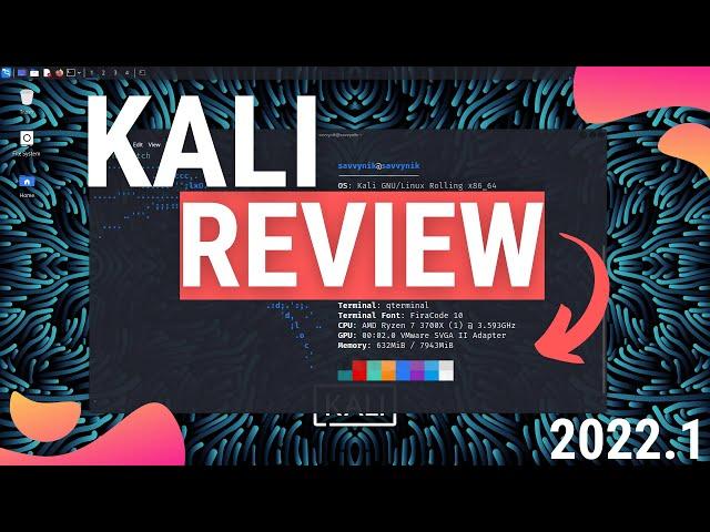 Kali Linux Review - NEW!! Theming Updates, OpenSSH, and TOOLS on XFCE Desktop