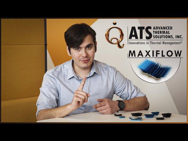 ATS - maxiFLOW. A low profile, spread fin array heat sinks.