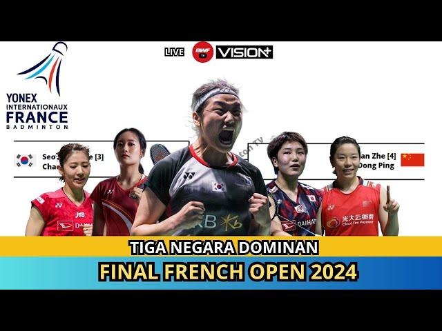 JADWAL FINAL FRENCH OPEN 2024~CHINA POTENSI JUARA UMUM! MULAI 17.30 WIB #finalfrenchopen2024