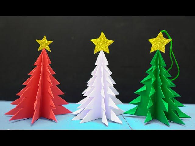 Christmas tree || 3D Paper Christmas Tree | How to Make a 3D Paper Xmas Tree DIY Tutorial