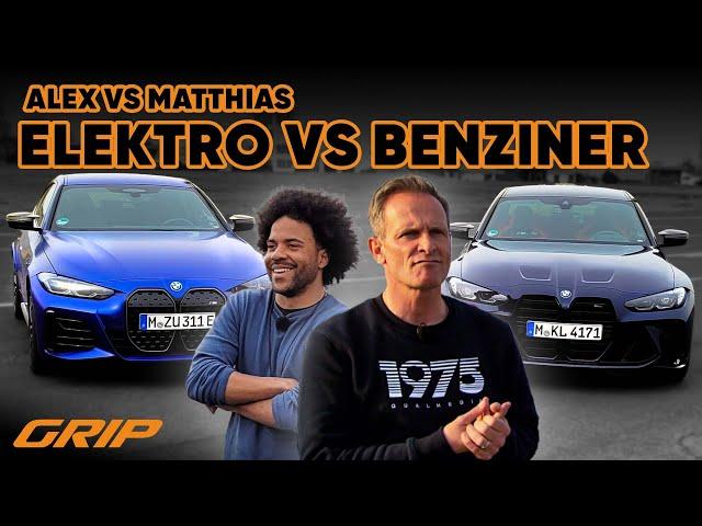 Highlight für BMW-Fans: i4 M50 vs. M3 Competition  | GRIP