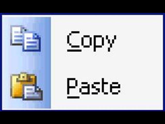 How to Copy and Paste. Computer lesson.