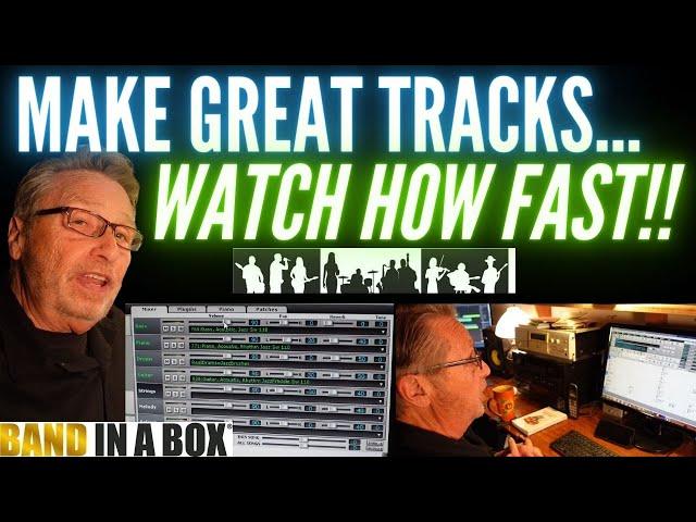 Make Your Own Great Backing Tracks! | Watch How Fast It is! | Why You Should Get 'Band In A Box'