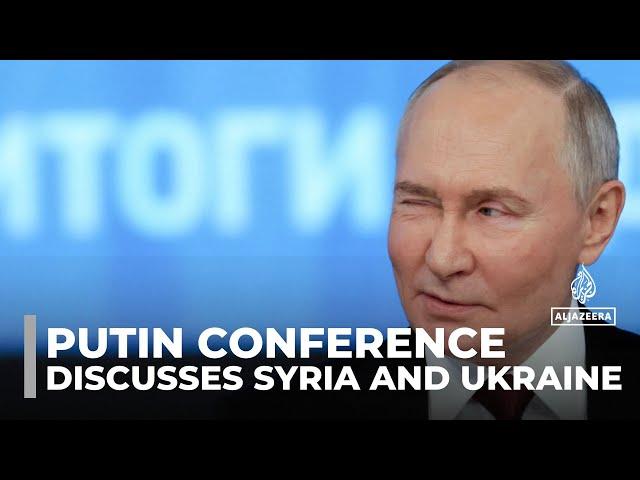 Putin's year-end press conference: The Russian president discusses Syria and Ukraine