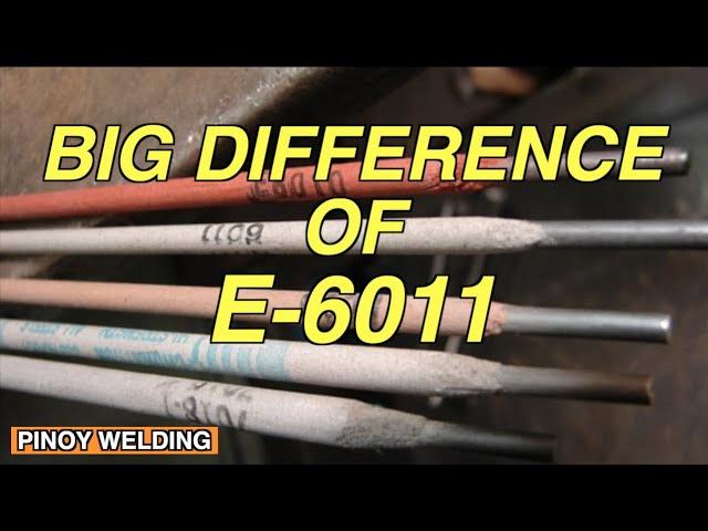 Ano ang Malaking PAGKAKAIBA ng Electrode 6011 | Pinoy Welding