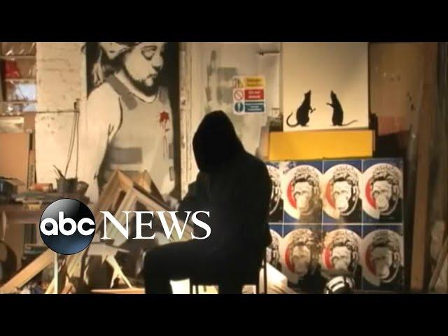 Banksy reveals how he shredded a work of art after it was sold at auction