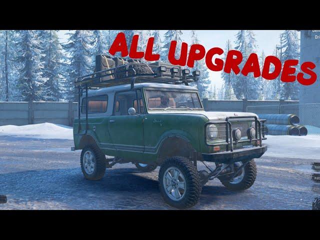 SnowRunner - All upgrade locations of the Scout 800!