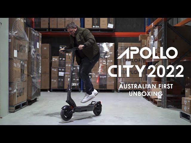 Apollo City 2022 Electric Scooter - Australian First Unboxing