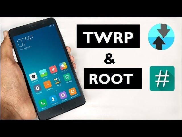 Redmi Note 3 ROOT & TWRP: How To Install TWRP Recovery & Root Redmi Note 3 Pro MIUI 7 MIUI 8