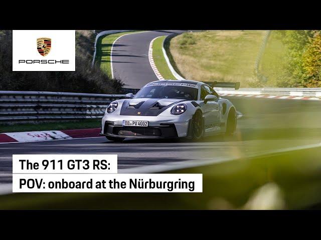 Onboard the Porsche 911 GT3 RS Nürburgring lap