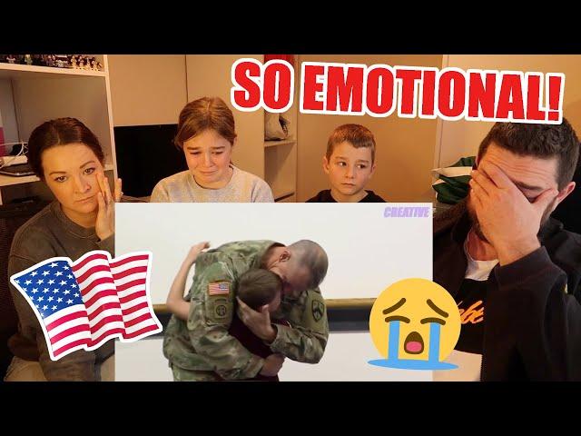 New Zealand Family Reacts to MOST EMOTIONAL SOLDIERS COMING HOME! (WE CRIED...)