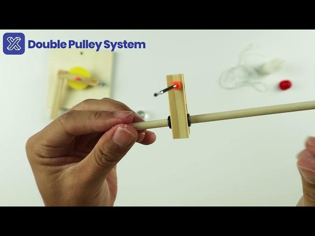 How to make Double Pulley System | X Workbox