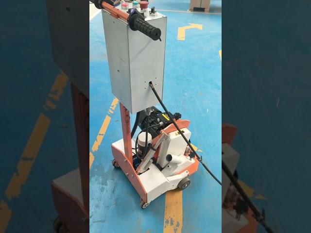 Floor milling machine for pipe laying