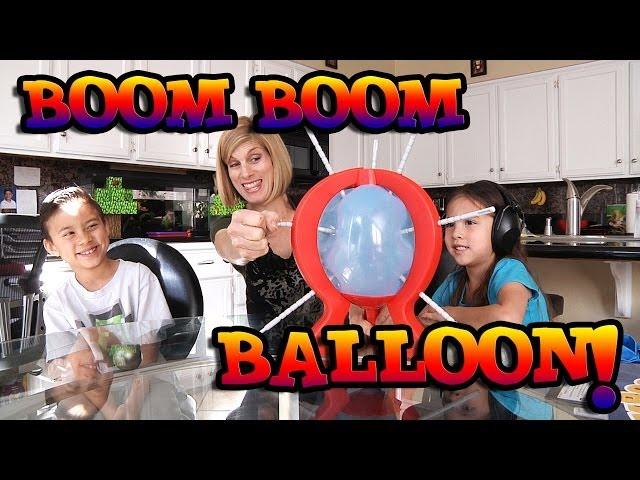 BOOM BOOM BALLOON Game Review by EvanTubeHD & Family