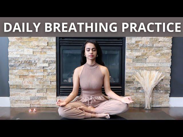 Daily Pranayama Practice | Deep Breathing Exercises For Mind & Body ( Beginner )