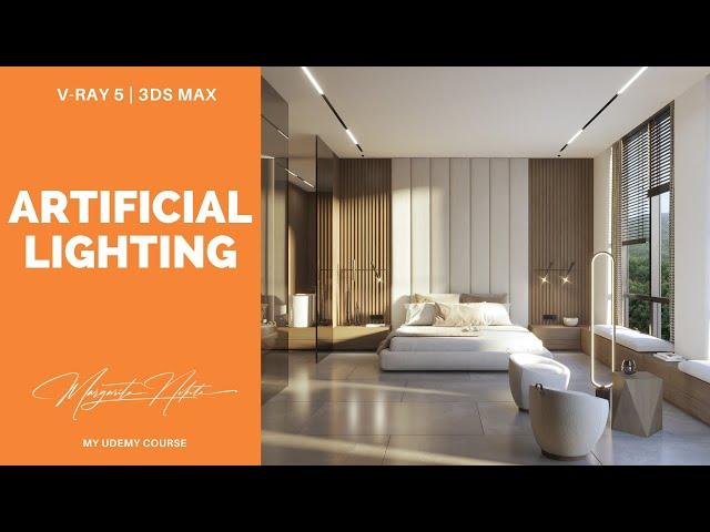 V-Ray 5 I Artificial Lighting I Udemy Course I Part 7