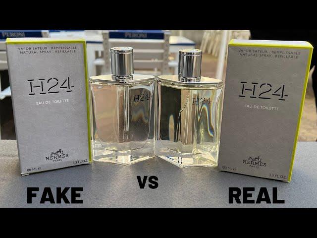 Fake vs Real Hermès H 24 EDT Perfume 100 ml