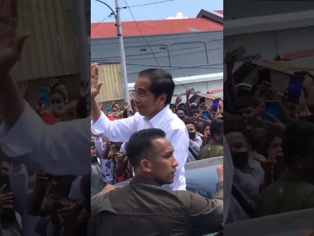 presiden Joko Widodo ketika kunjungan kerja di pulau Sumba Kabupaten Sumba Timur Nusa Tenggara Timur