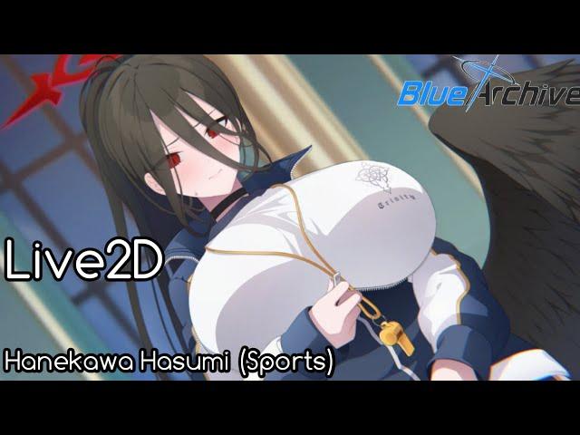 [Blue Archive] Hanekawa Hasumi (Sports) (Live2D)