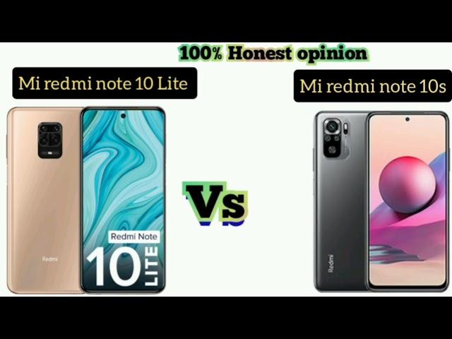 Mi redmi note 10 lite Vs Mi redmi note 10s