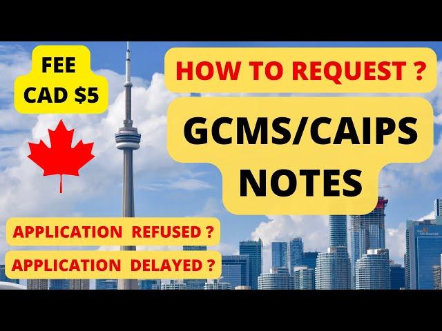 HOW TO APPLY CAIPS / GCMS NOTES ONLINE | STUDENT VISA REFUSAL | VISITOR VISA REFUSAL | Fee 5$ only