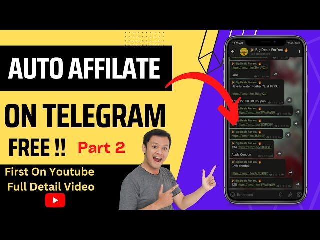 How to Auto Post Amazon Affiliate on Telegram | How to do Amazon Affiliate Marketing on Telegram  #2