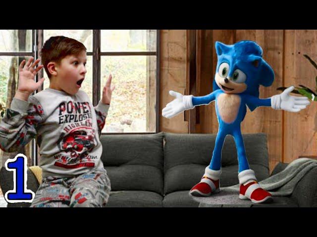 Sonic at Tim's house in real life! Where did he come from? 1 episode