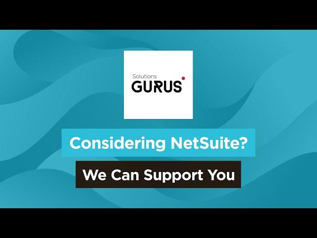 Your NetSuite Partner | GURUS Solutions