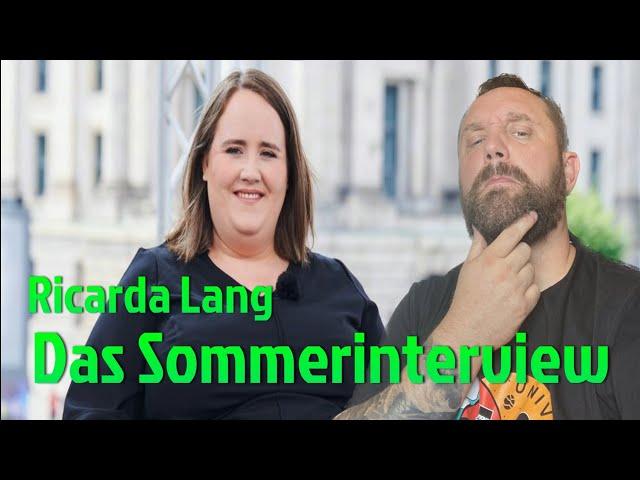 Ricarda Lang- Das Sommerinterview...ich reagiere! Dustin BT +die grünen+