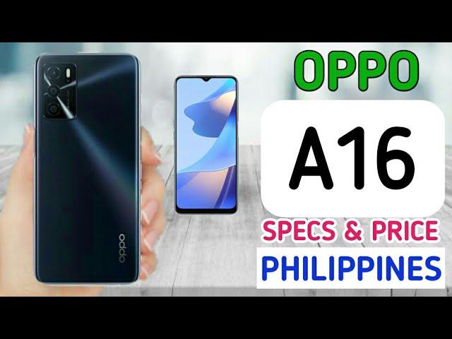 OPPO A16 Specs,  Features & Price in Philippines