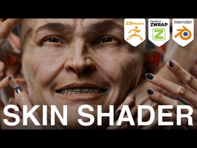 Blender Tutorial - Realistic Skin Texture in 3 Minutes!!