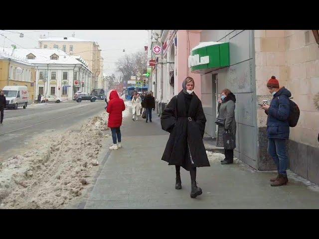 Moscow Walk - Exploring Staraya Basmannaya Street. From Pokrovka to metro station Baumanskaya