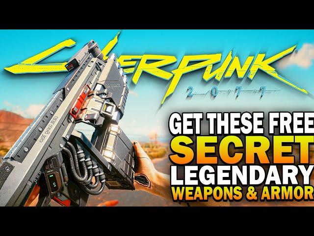 Get These Free Secret Legendary Weapons & Fixer Armor In Cyberpunk 2077