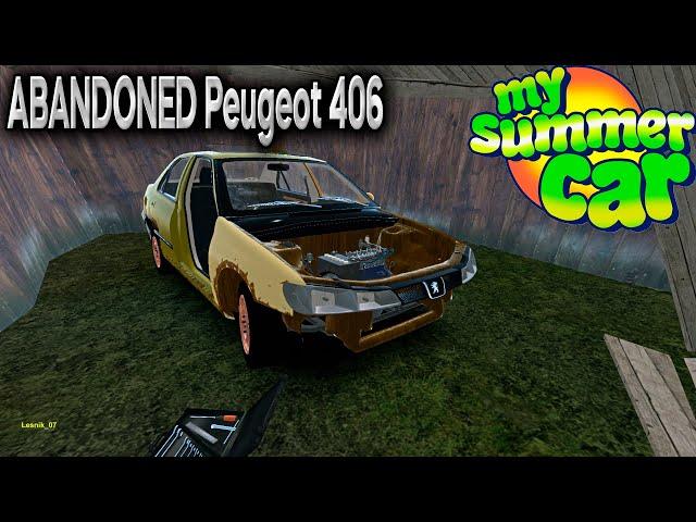 FOUND AN ABANDONED Peugeot 406 Part 1 4K  I My Summer Car