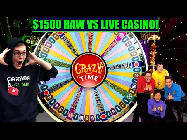 $1500 RAW VS GAMDOM! LIVE CASINO GAME MADNESS! DISCORD FOR REWARDS
