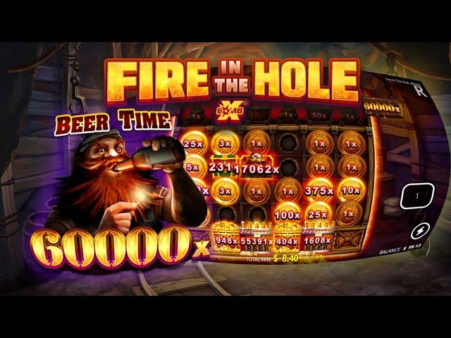  60,000x MAX WIN REPLAY  Fire In The Hole xBomb (Nolimit City)